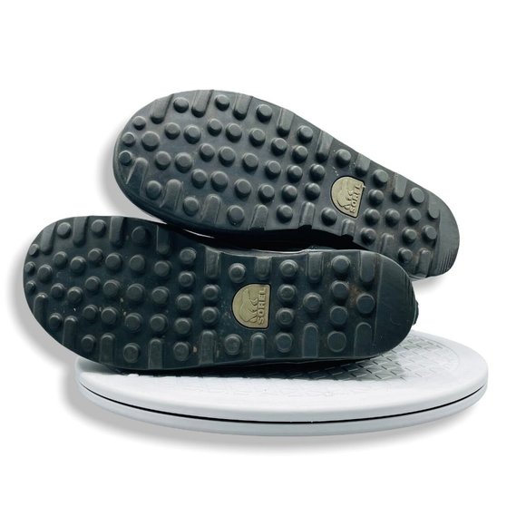 Sorel Glacy Boot Women Black US 7 Waterproof Suede Winter Rain Snow Boootie - Picture 6 of 7